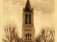 Nouvelle glise Saint-Pierre (1875)  Le clocher, ct ouest, vue de la rue de Seine.